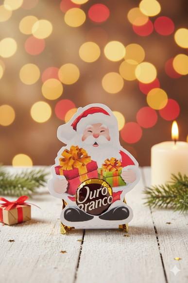 Porta Bombom Papai Noel