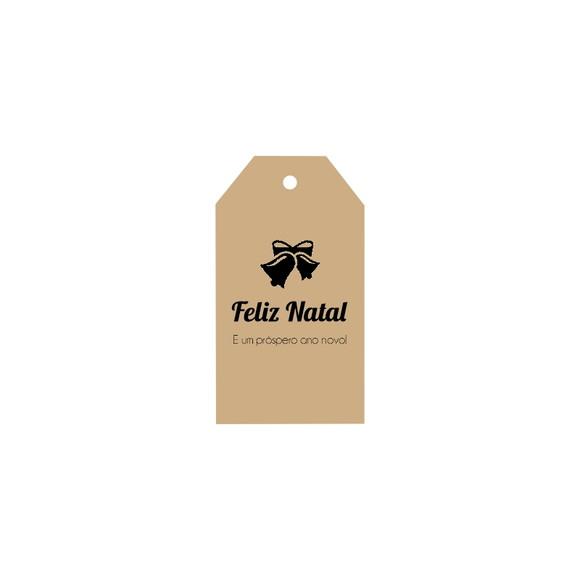Tag Retangular Personalizada Natal
