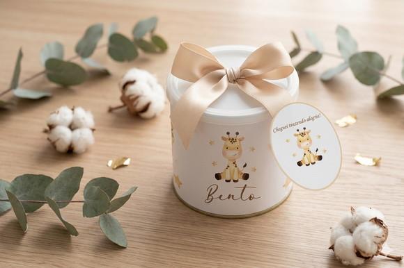 Tubolata Personalizada Girafinha - Lembrancinha - 8x8