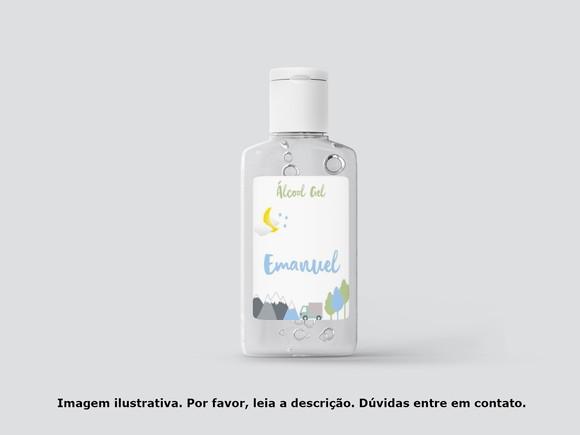 Rótulo Personalizado Frasco Álcool Gel Maternidade Menino