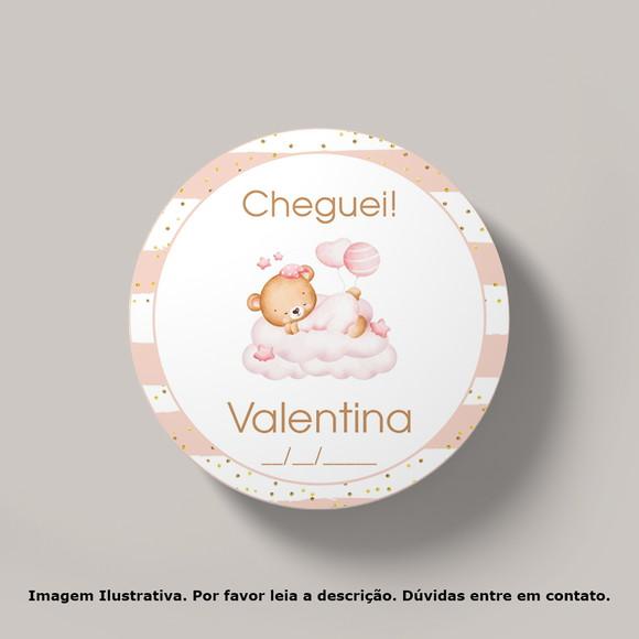 Tag Personalizada Maternidade Ursinha Aquarela