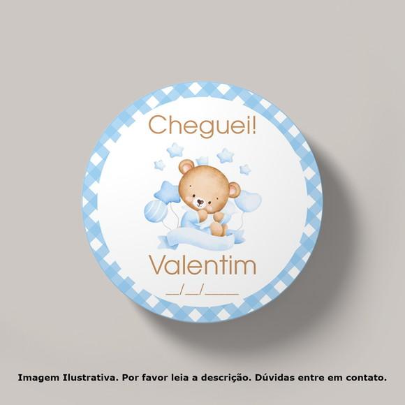 Tag Personalizada Maternidade Ursinho Aquarela