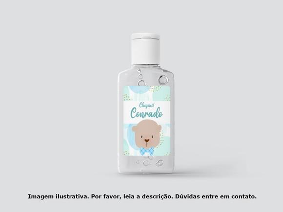 Rótulo Personalizado Frasco Ursinho Azul Bebê