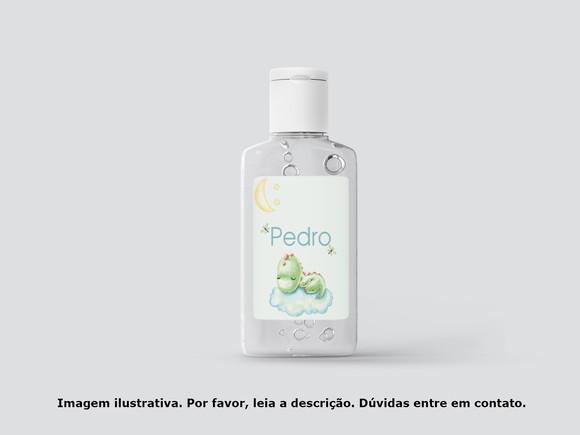 Rótulo Personalizado Frasco Álcool Gel Dino Baby