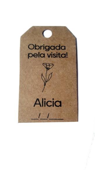 Tag Kraft Maternidade Flor (30 Unidades)