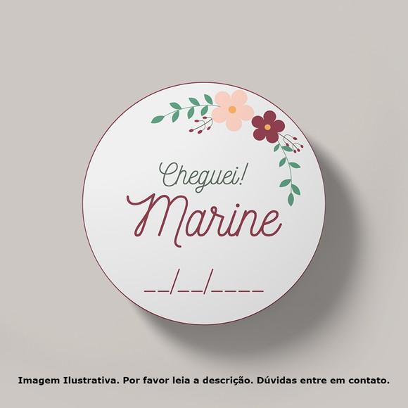 Tag Personalizada Cheguei (30 Unidades)
