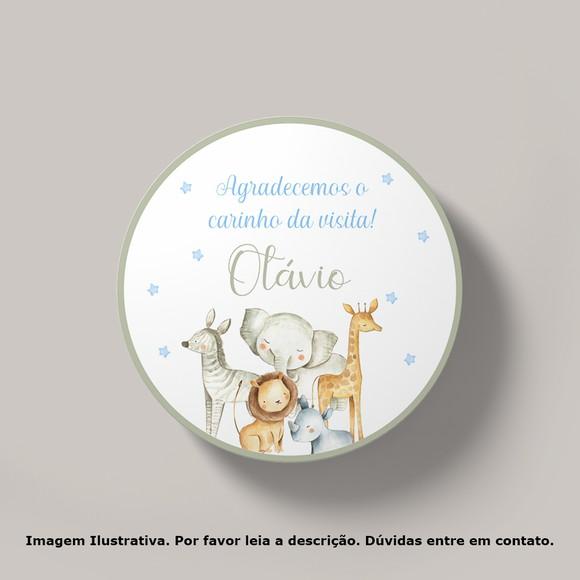 Tag Personalizada Safari Azul