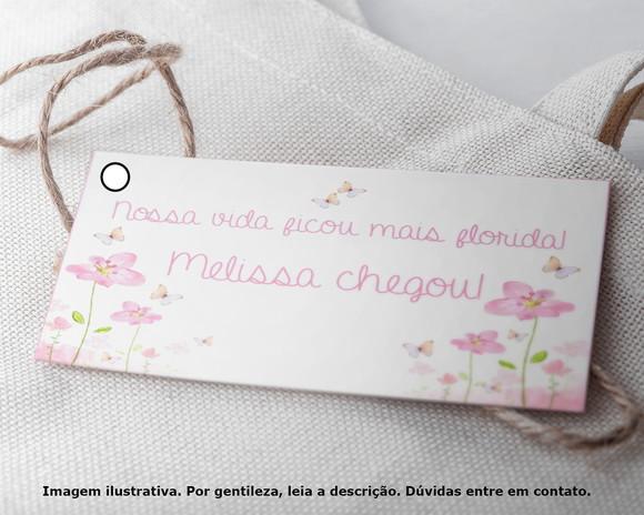 Tag Personalizada Jardim Floral