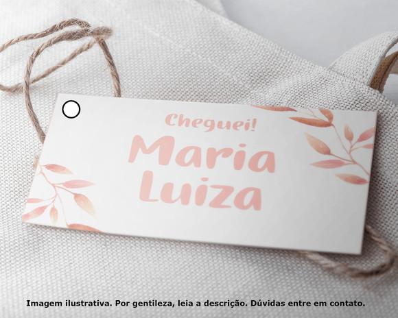 Tag Personalizada Maternidade Folhagem