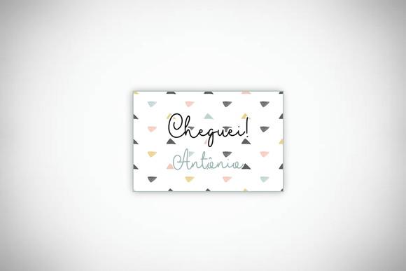 Tag Personalizada Maternidade Escandinavo sem Tema