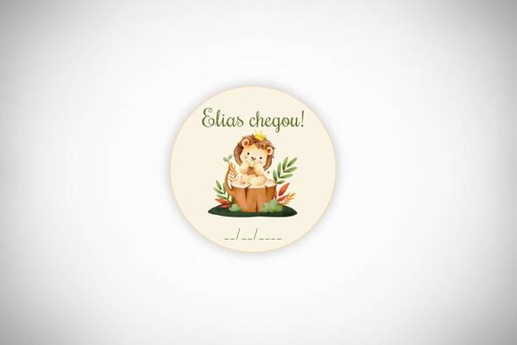 Tag Personalizada Maternidade Leãozinho