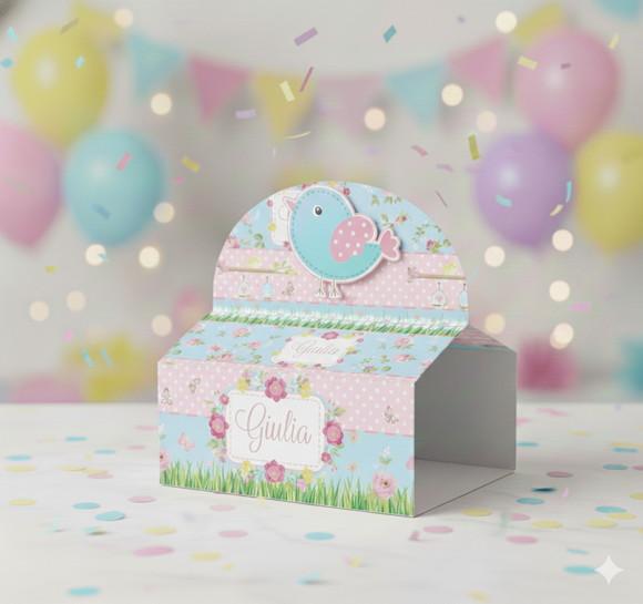 Porta Bis Duplo Personalizado Jardim Encantado