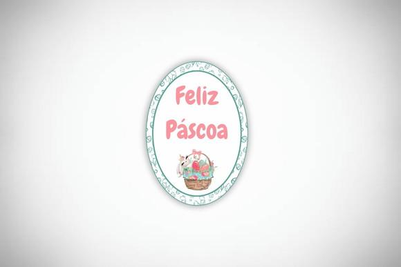 Tag Personalizada Ovo de Páscoa