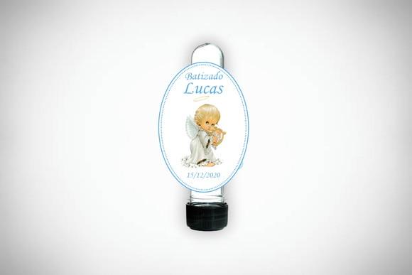 Adesivo Personalizado Tubete Batizado Menino