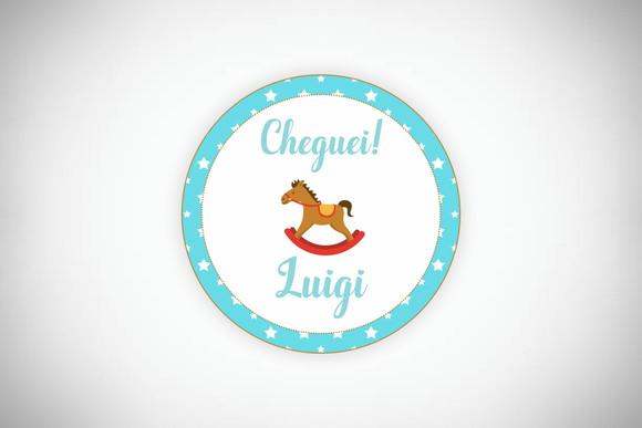 Tag Personalizada Maternidade Cavalinho