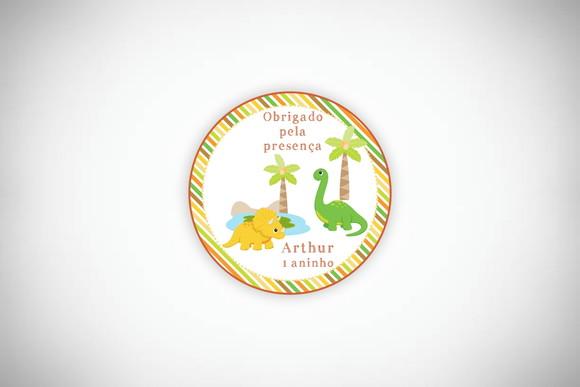 Tag Personalizada Dinossauro Baby
