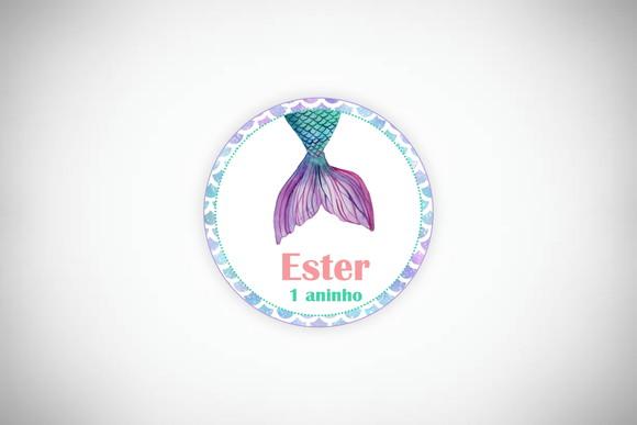 Tag Personalizada Sereia