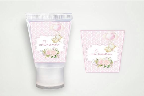 Rótulo Personalizado Bisnaga Álcool Maternidade Menina