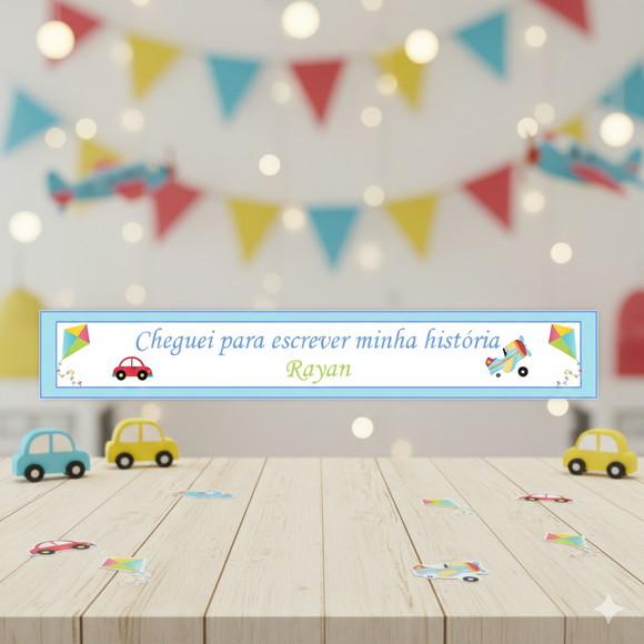 Adesivo Personalizado Lápis Maternidade Brinquedo