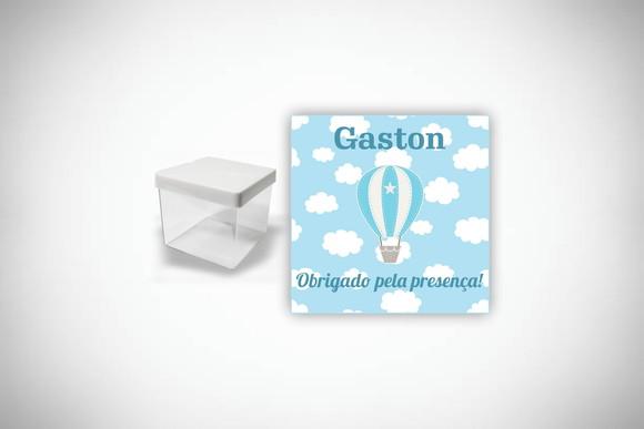 Adesivo Personalizado Caixa Acrílica Balão