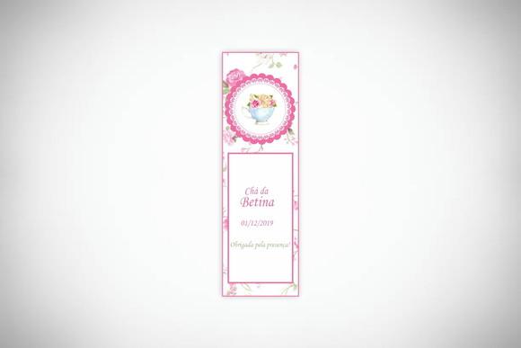 Lembrancinha Personalizada Marcador Página Floral
