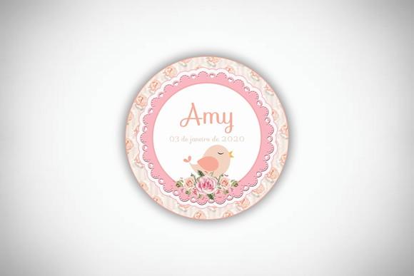 Tag Personalizada Passarinho