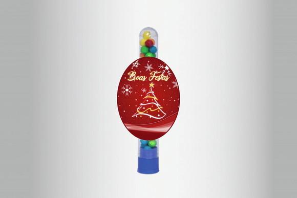 Adesivo Personalizado Tubete Boas Festas