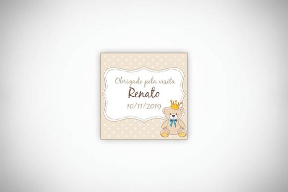 Tag Personalizada Maternidade Ursinho