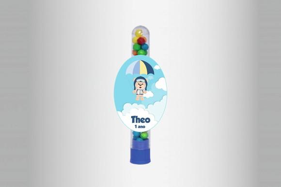 Adesivo Personalizado Tubete Ursinho Aviador