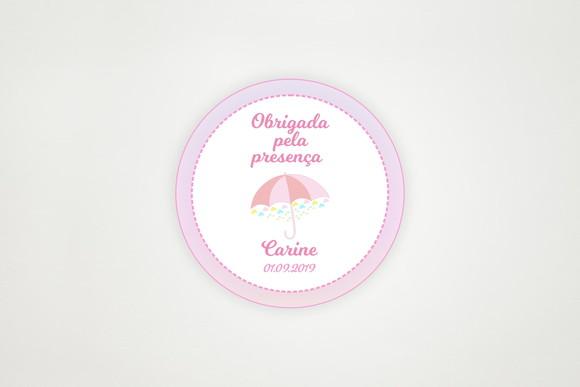 Tag Personalizada Chuva de Amor para Lembrancinhas | Artesanou