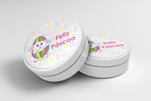 Adesivo Personalizado Latinha Páscoa