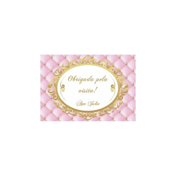 Tag Maternidade Personalizada Rosa | Artesanou