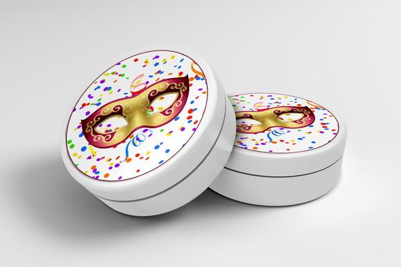 Adesivo Personalizado Latinha Carnaval