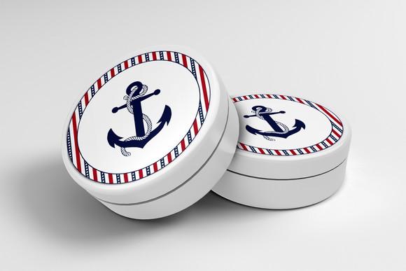 Adesivo Personalizado Latinha Marinheiro