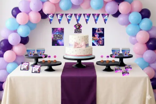 Kit Festa Personalizada Só Um Bolinho Guerreiras do K-pop