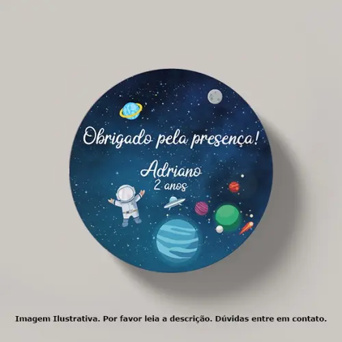 Tag Personalizada Astronauta (30 Un)