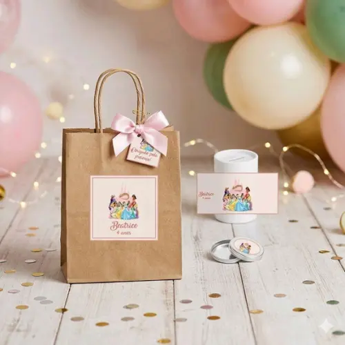Kit Lembrancinha Personalizada Princesas