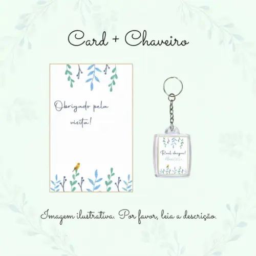 Chaveiro Personalizado Jardim Menino Lembrancinha