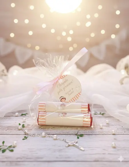 Chocolate Personalizado Batizado Anjinha (10 Unidades)