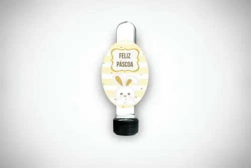 Adesivo Personalizado Tubete Feliz Páscoa