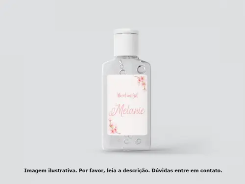 Adesivo Personalizado Frasco Floral