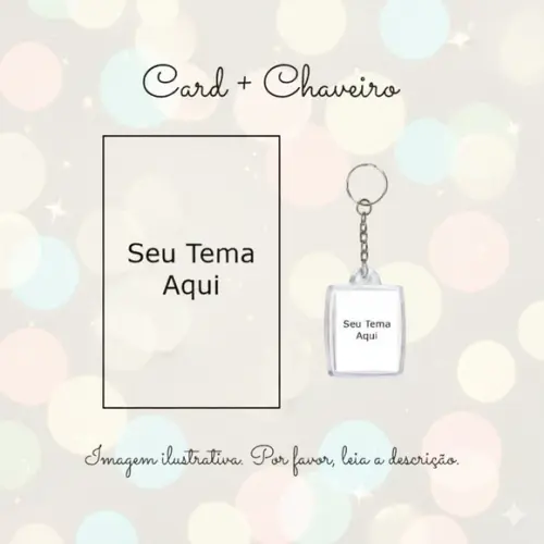 Chaveiro Personalizado - Qualquer Tema Lembrancinha Eventos