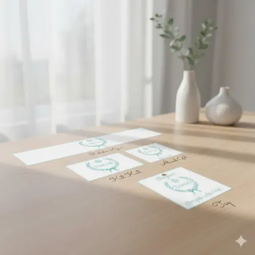 Rótulos Personalizados Maternidade Realeza Azul com Tag