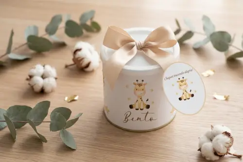 Tubolata Personalizada Girafinha - Lembrancinha - 8x8