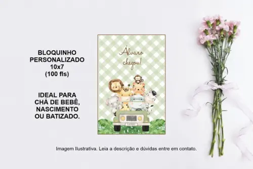 Bloquinho Safari (10 Unidades)