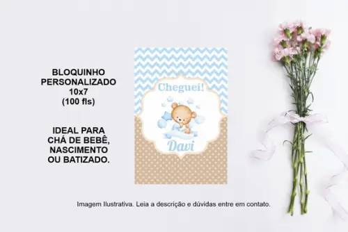 Bloquinho Ursinho (10 Unidades)