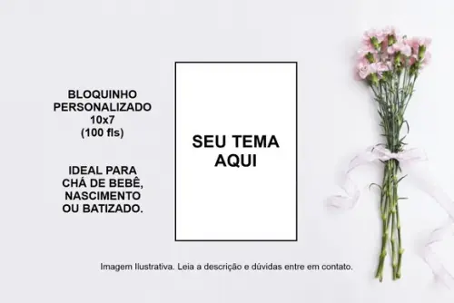 Bloquinho Personalizado (10 Unidades)