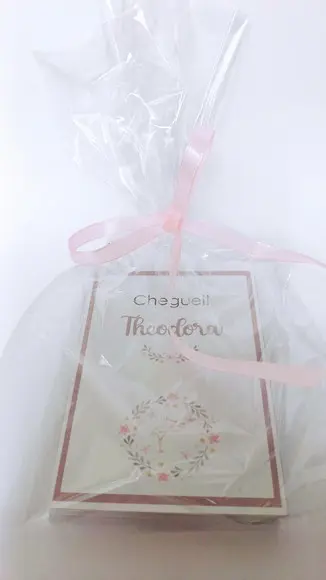 Lembrancinha Bloquinho Personalizado Cegonha (10 Unidades)