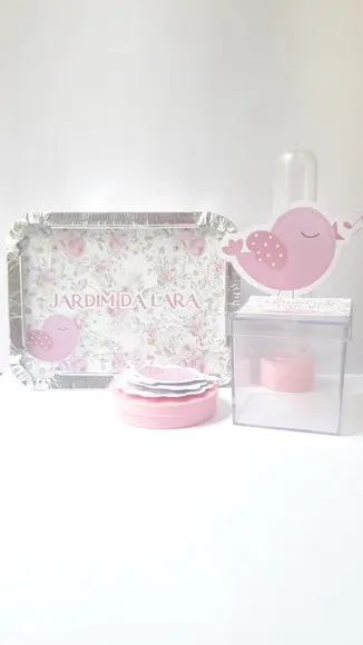 Kit Lembrancinha Personalizada Jardim - 40 Itens
