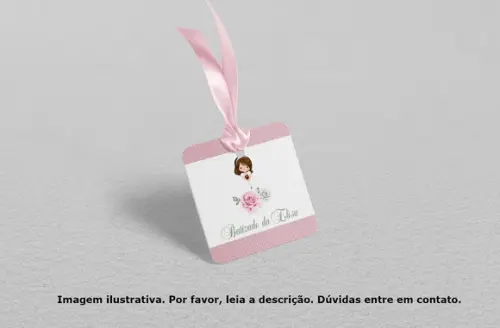 Tag Personalizada Batizado Menina